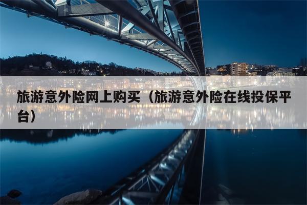 旅游意外险网上购买（旅游意外险在线投保平台）