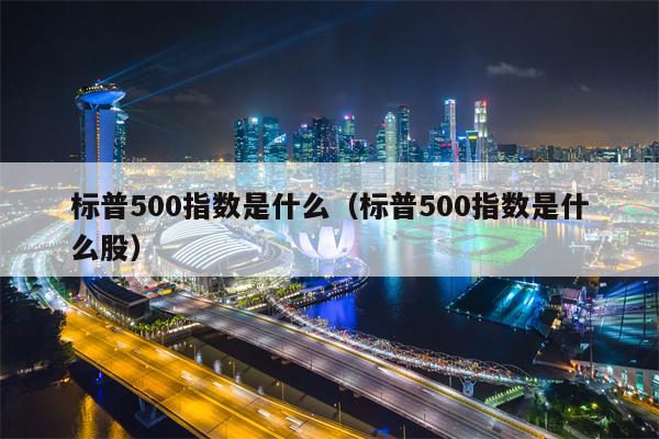 标普500指数是什么（标普500指数是什么股）