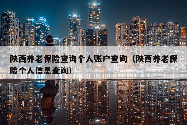 陕西养老保险查询个人账户查询（陕西养老保险个人信息查询）
