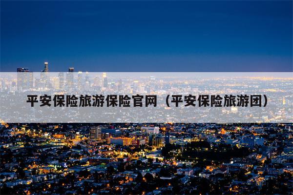 平安保险旅游保险官网（平安保险旅游团）