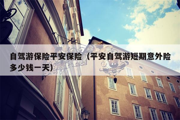 自驾游保险平安保险（平安自驾游短期意外险多少钱一天）