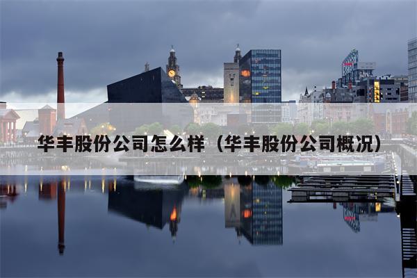华丰股份公司怎么样（华丰股份公司概况）