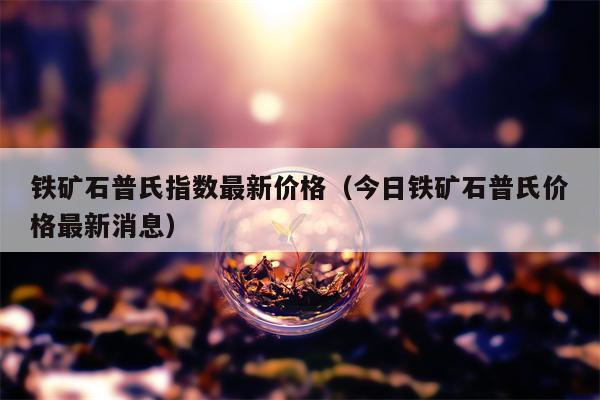 铁矿石普氏指数最新价格（今日铁矿石普氏价格最新消息）