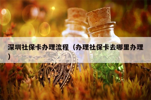 深圳社保卡办理流程（办理社保卡去哪里办理）