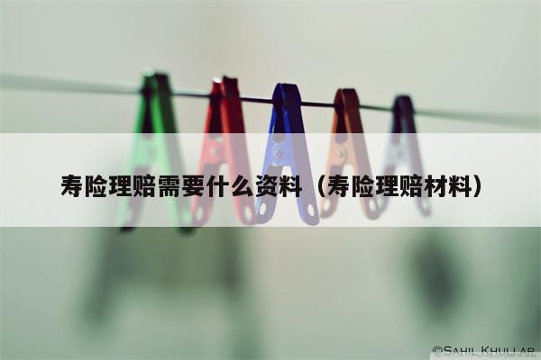 寿险理赔需要什么资料（寿险理赔材料）