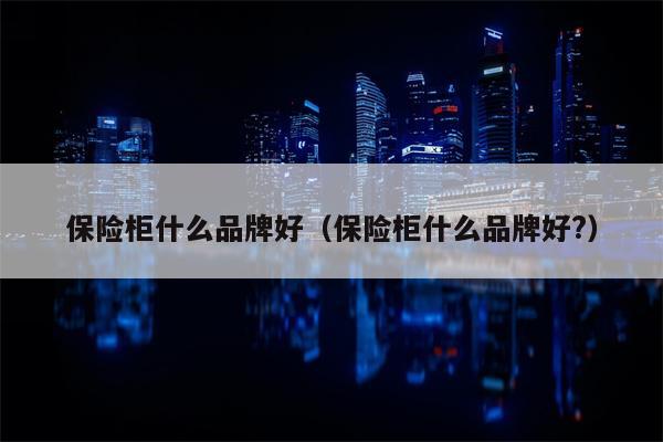 保险柜什么品牌好（保险柜什么品牌好?）