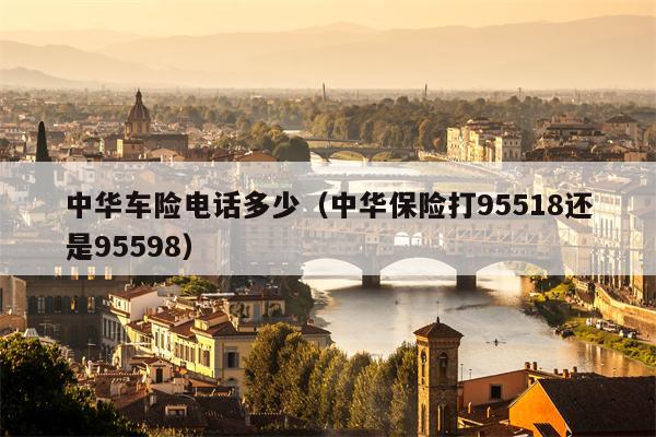 中华车险电话多少（中华保险打95518还是95598）