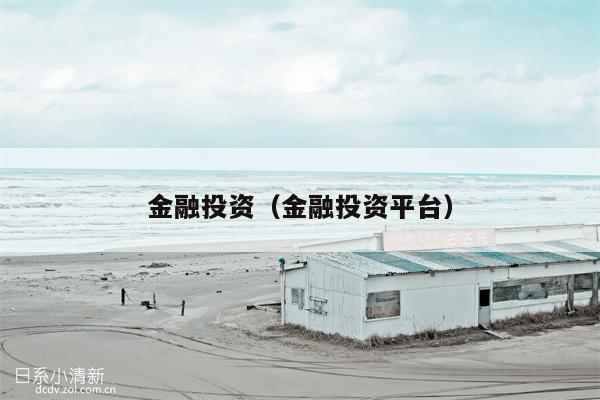 金融投资（金融投资平台）