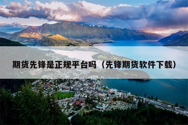 期货先锋是正规平台吗（先锋期货软件下载）