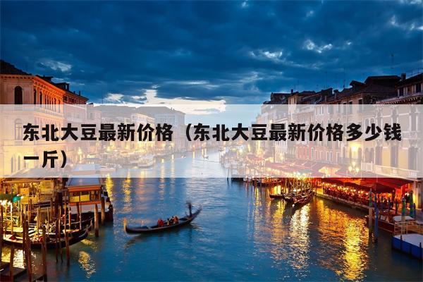 东北大豆最新价格（东北大豆最新价格多少钱一斤）