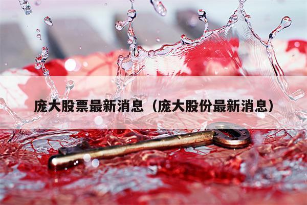 庞大股票最新消息（庞大股份最新消息）
