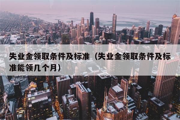 失业金领取条件及标准（失业金领取条件及标准能领几个月）
