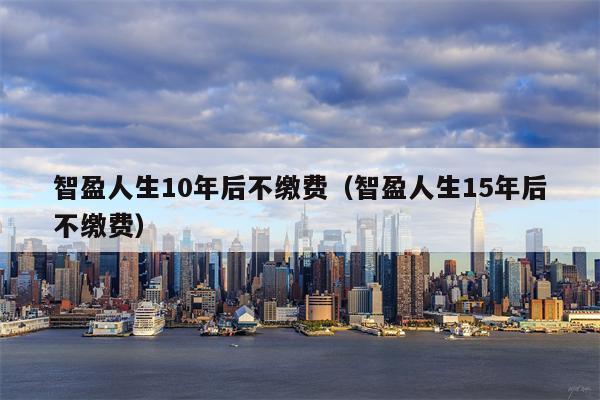 智盈人生10年后不缴费（智盈人生15年后不缴费）