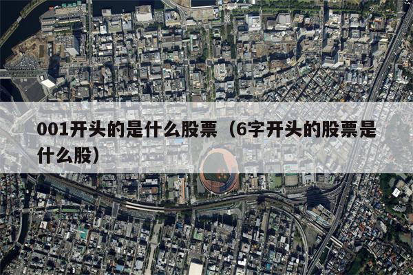 001开头的是什么股票（6字开头的股票是什么股）