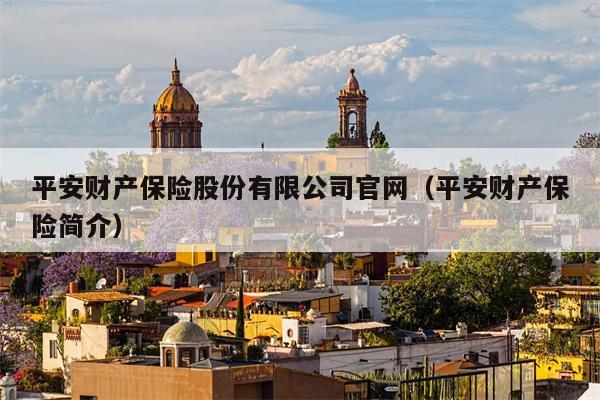 平安财产保险股份有限公司官网（平安财产保险简介）