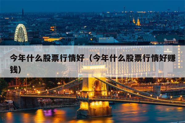 今年什么股票行情好（今年什么股票行情好赚钱）