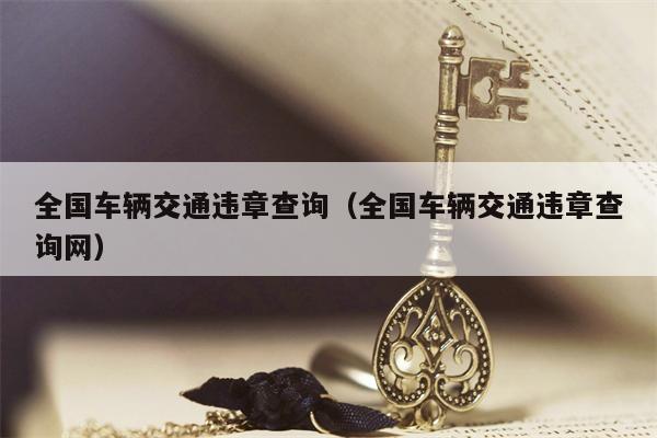 全国车辆交通违章查询（全国车辆交通违章查询网）