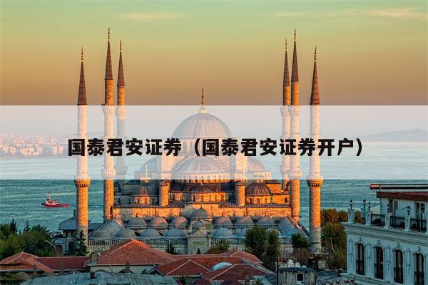 国泰君安证券（国泰君安证券开户）