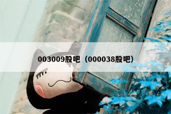 003009股吧（000038股吧）