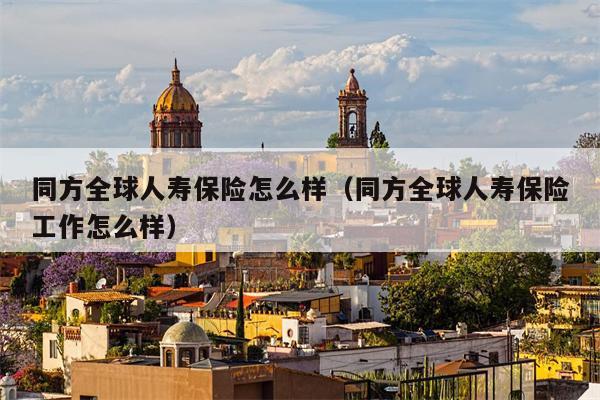同方全球人寿保险怎么样（同方全球人寿保险工作怎么样）