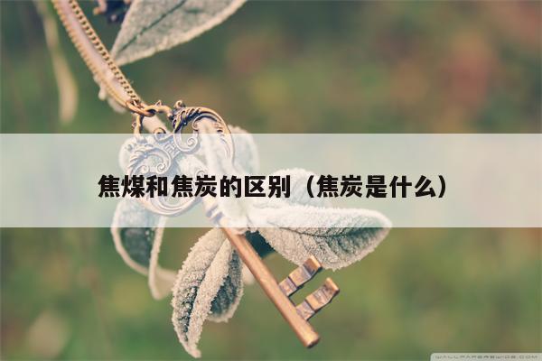 焦煤和焦炭的区别（焦炭是什么）