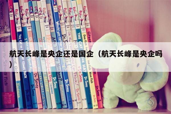 航天长峰是央企还是国企（航天长峰是央企吗）