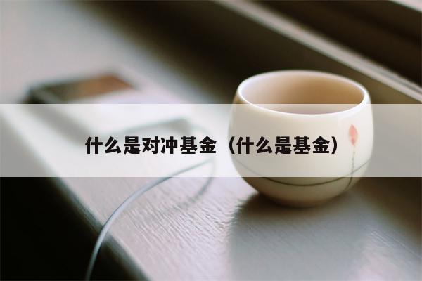什么是对冲基金（什么是基金）