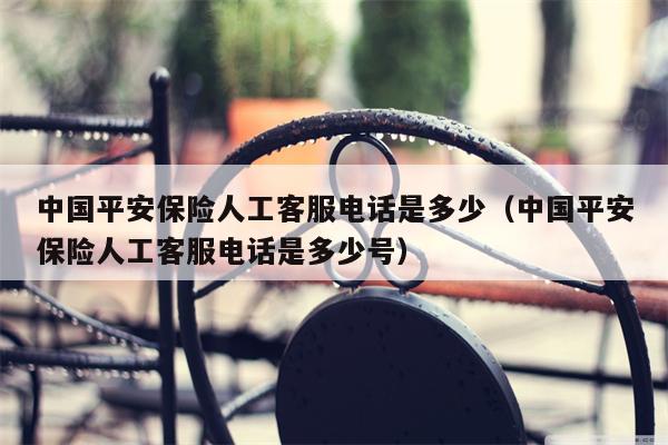 中国平安保险人工客服电话是多少（中国平安保险人工客服电话是多少号）