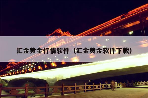 汇金黄金行情软件（汇金黄金软件下载）