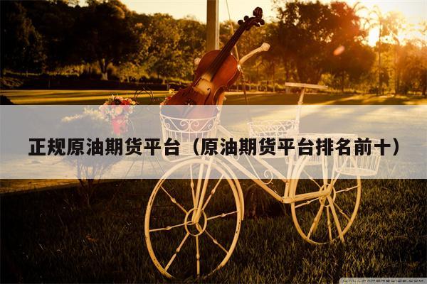正规原油期货平台（原油期货平台排名前十）