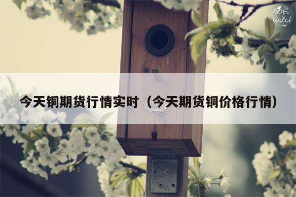 今天铜期货行情实时（今天期货铜价格行情）