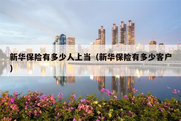 新华保险有多少人上当（新华保险有多少客户）