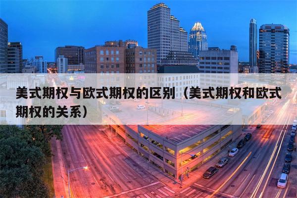 美式期权与欧式期权的区别（美式期权和欧式期权的关系）