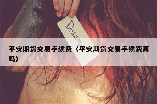 平安期货交易手续费（平安期货交易手续费高吗）