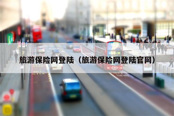 旅游保险网登陆（旅游保险网登陆官网）