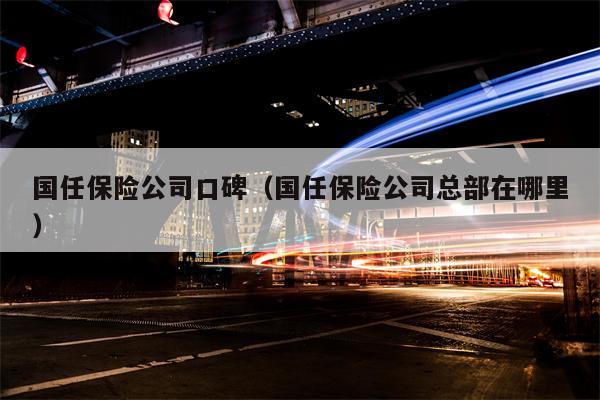 国任保险公司口碑（国任保险公司总部在哪里）