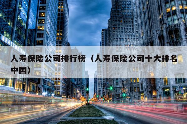 人寿保险公司排行榜（人寿保险公司十大排名中国）
