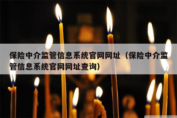 保险中介监管信息系统官网网址（保险中介监管信息系统官网网址查询）