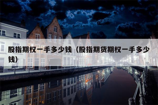 股指期权一手多少钱（股指期货期权一手多少钱）
