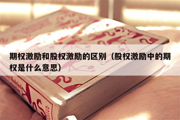 期权激励和股权激励的区别（股权激励中的期权是什么意思）