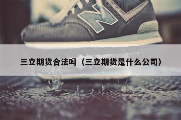三立期货合法吗（三立期货是什么公司）