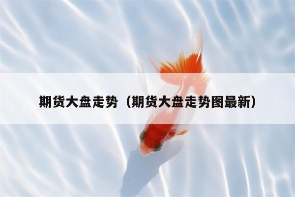 期货大盘走势（期货大盘走势图最新）