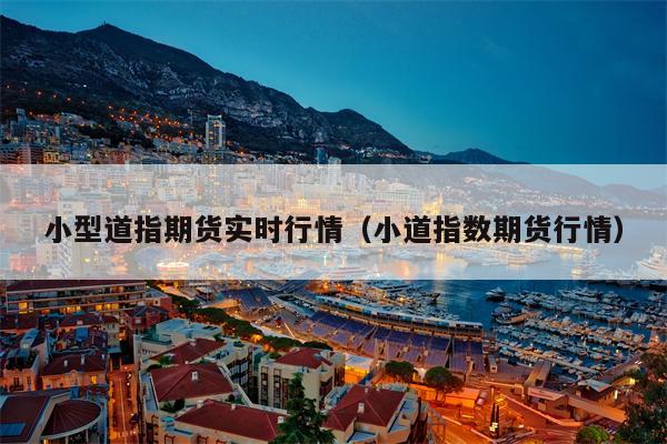 小型道指期货实时行情（小道指数期货行情）