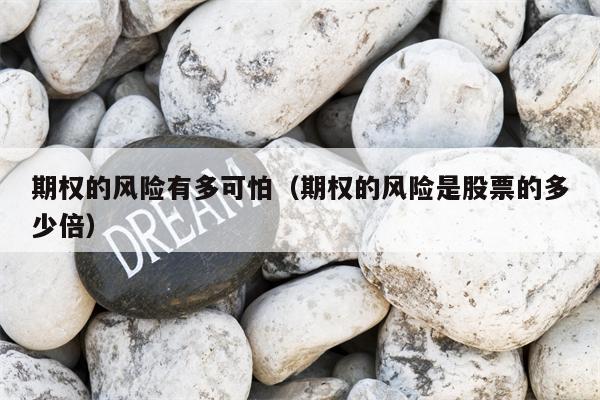 期权的风险有多可怕（期权的风险是股票的多少倍）
