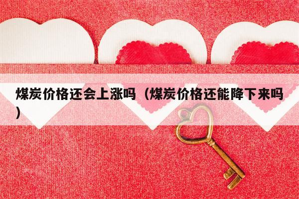 煤炭价格还会上涨吗（煤炭价格还能降下来吗）