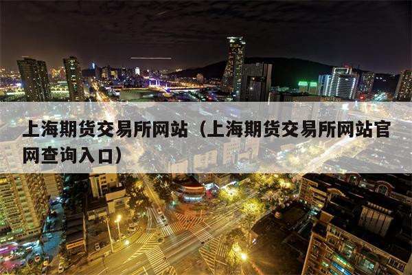上海期货交易所网站（上海期货交易所网站官网查询入口）