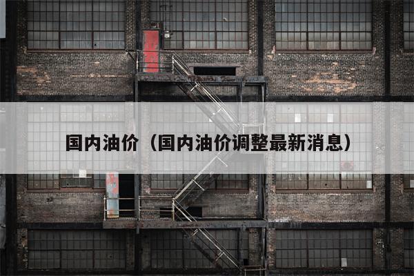国内油价（国内油价调整最新消息）