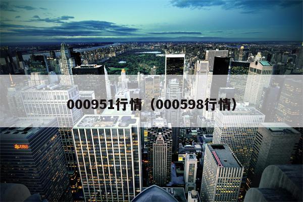 000951行情（000598行情）