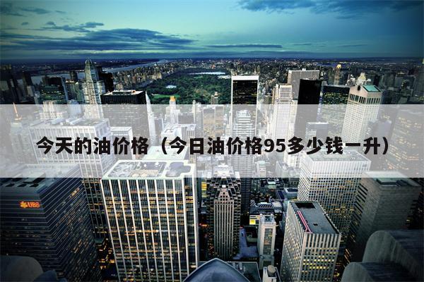 今天的油价格（今日油价格95多少钱一升）
