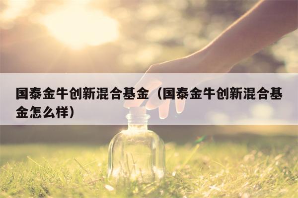 国泰金牛创新混合基金（国泰金牛创新混合基金怎么样）